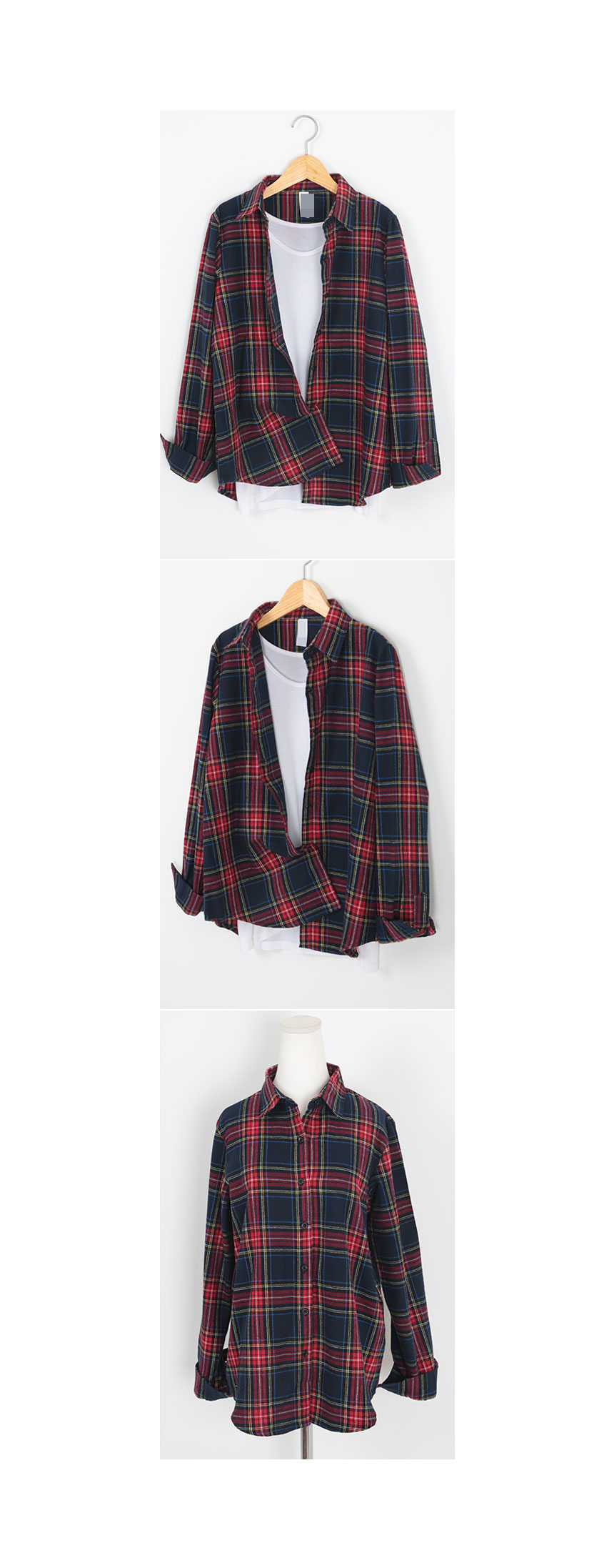 Tartan check shirt brushed southern winter autumn 