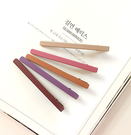 Hair Accessories Set of 10 pieces of matte dowel h