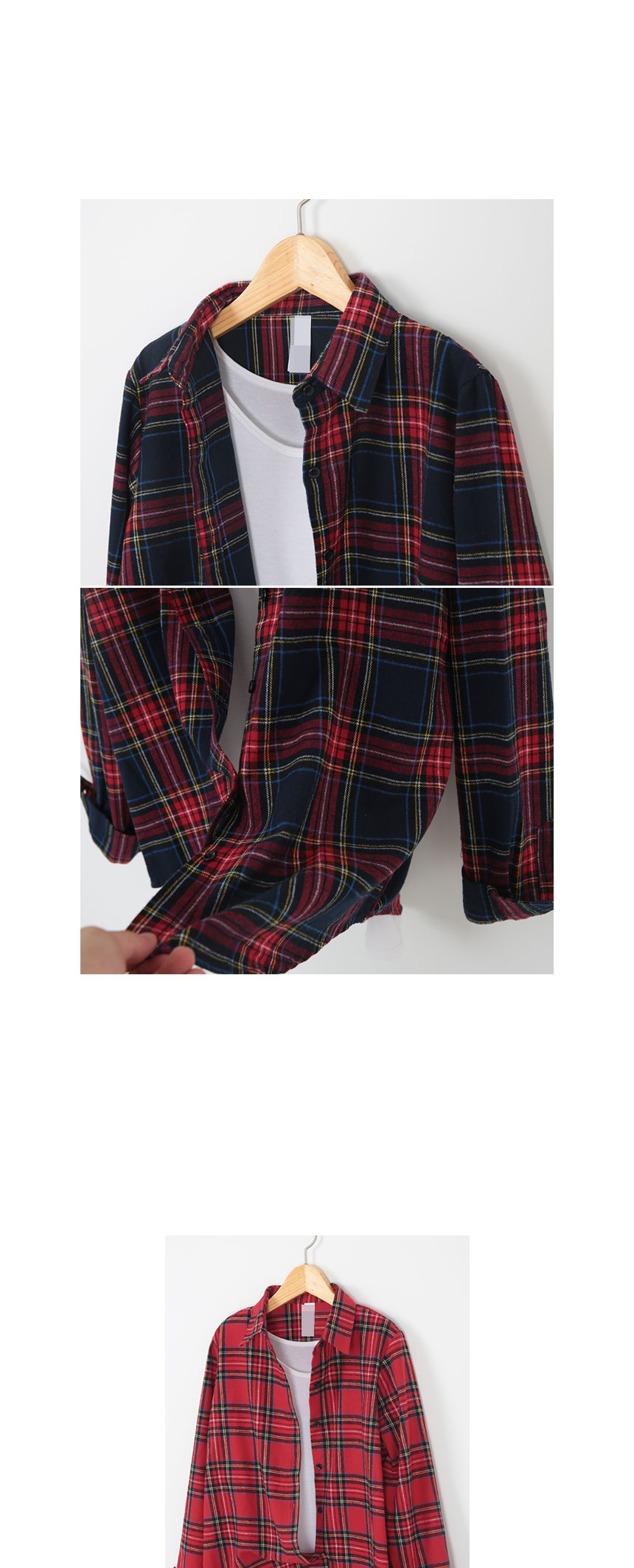 Tartan check shirt brushed southern winter autumn 