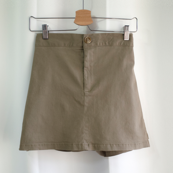 Women Short Pants Love Rev Bending Skirt Pants S ~