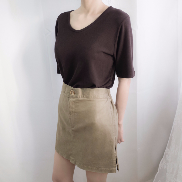 Women Short Pants Love Rev Bending Skirt Pants S ~