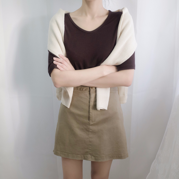 Women Short Pants Love Rev Bending Skirt Pants S ~