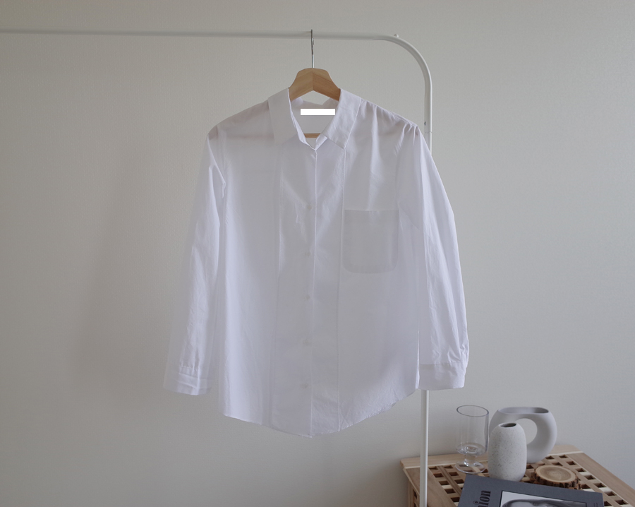 Daily plain shirt Women Autumn basic cotton Cotton