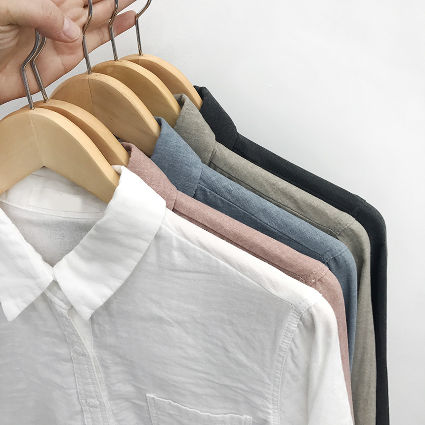 Double gauze southern shirt Women Women White Basi