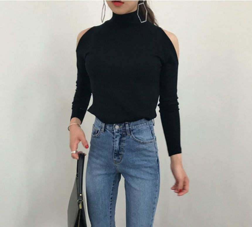 Women Jeans Pants Taini Slim Boots Cut Jeans Girls