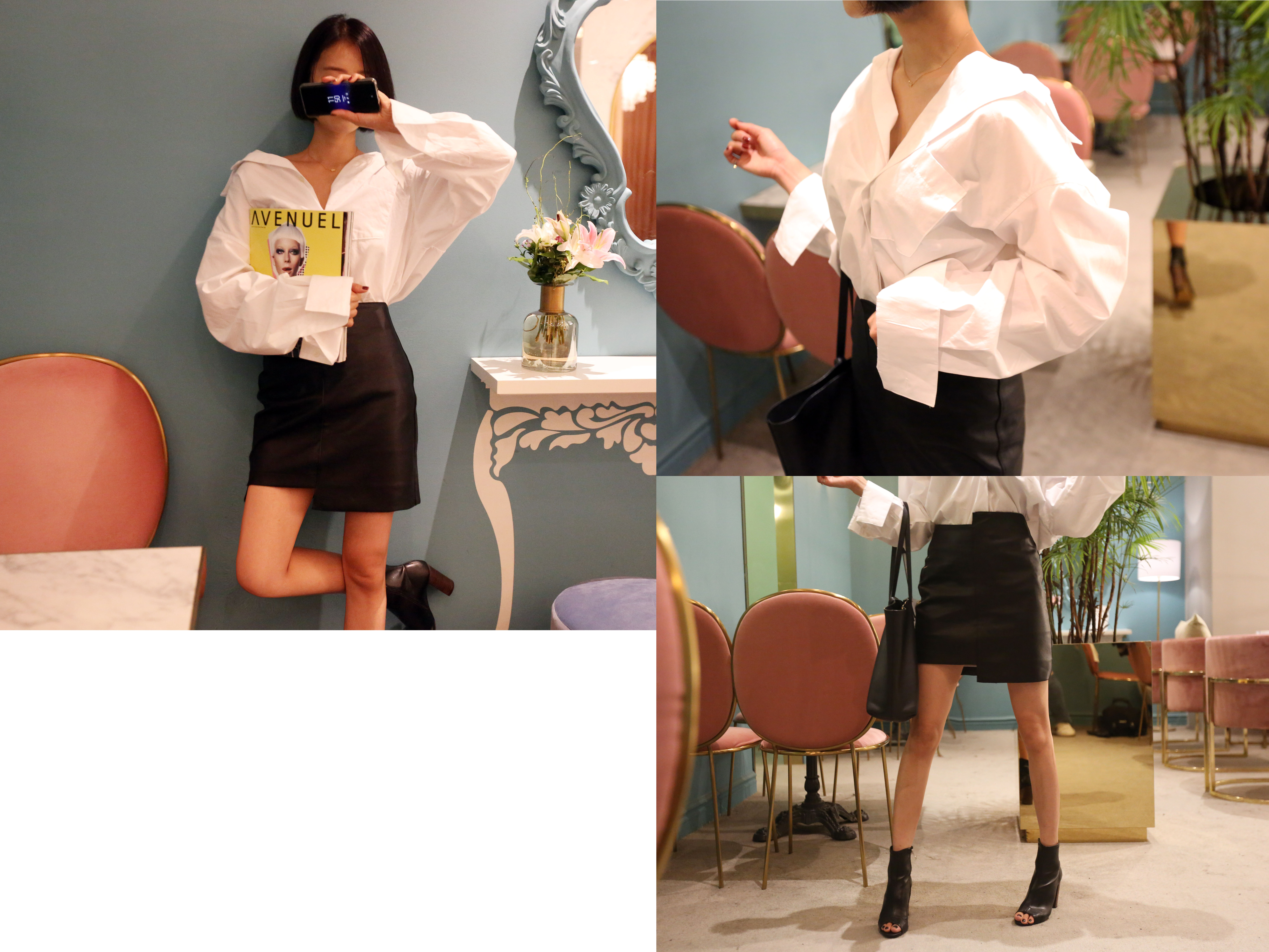 Heap Nine Oh Buffett Striped Shirt Girlfriend Whit