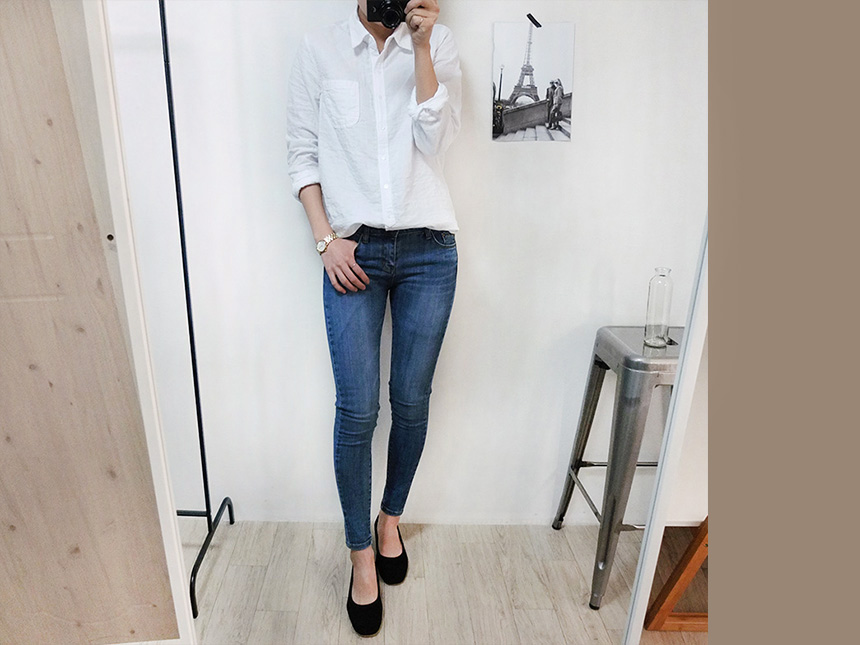 Double gauze southern shirt Women Women White Basi