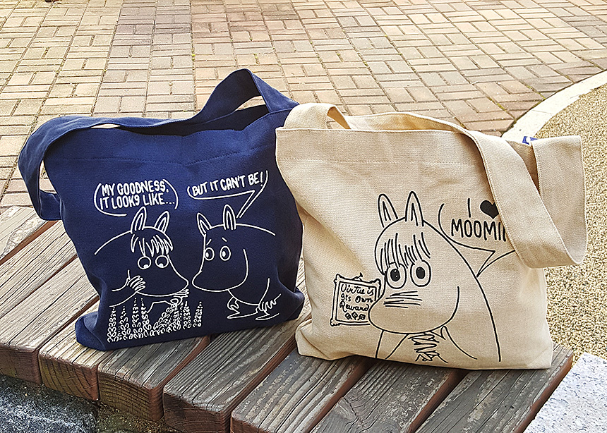 NEW ECO BAG Handy Moomin genuine daily Eco Bag Nav