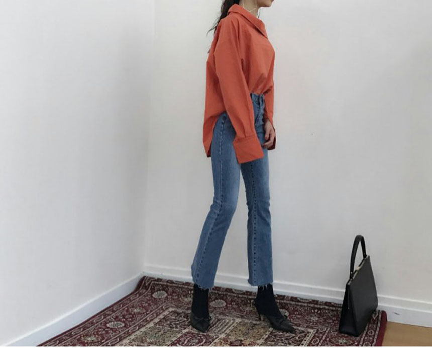 Women Jeans Pants Taini Slim Boots Cut Jeans Girls