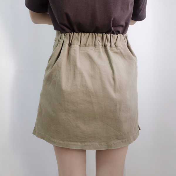 Women Short Pants Love Rev Bending Skirt Pants S ~