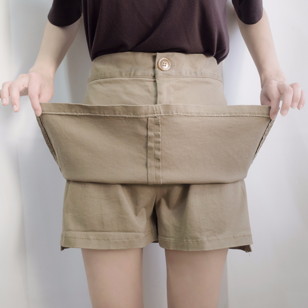 Women Short Pants Love Rev Bending Skirt Pants S ~