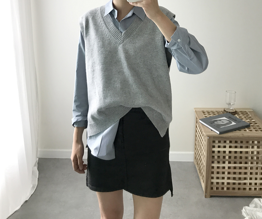 Daily plain shirt Women Autumn basic cotton Cotton