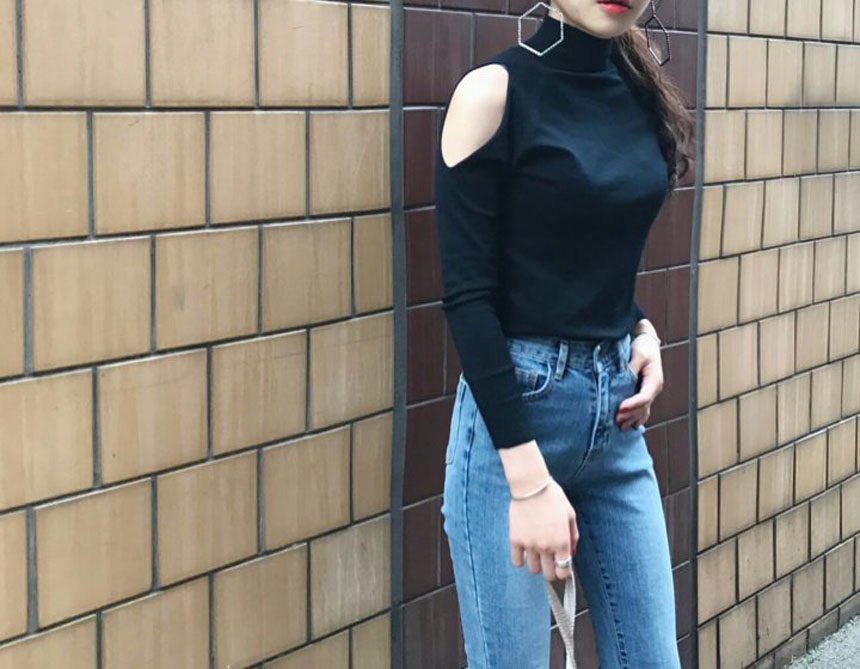 Women Jeans Pants Taini Slim Boots Cut Jeans Girls