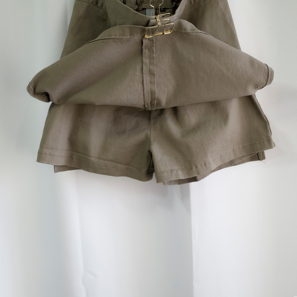 Women Short Pants Love Rev Bending Skirt Pants S ~