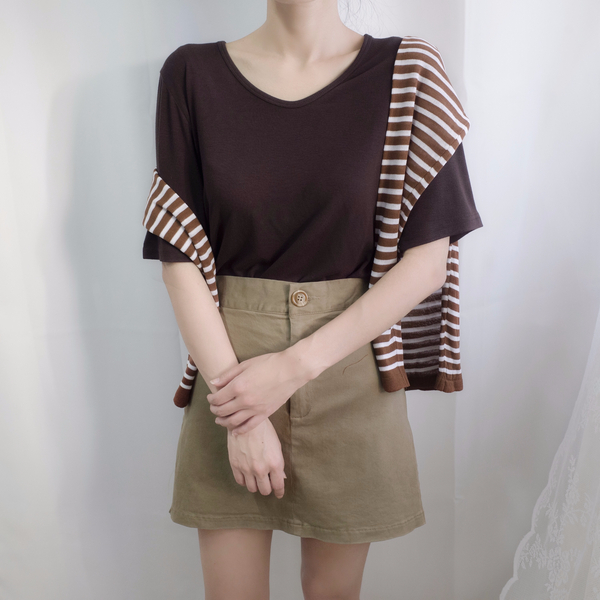 Women Short Pants Love Rev Bending Skirt Pants S ~