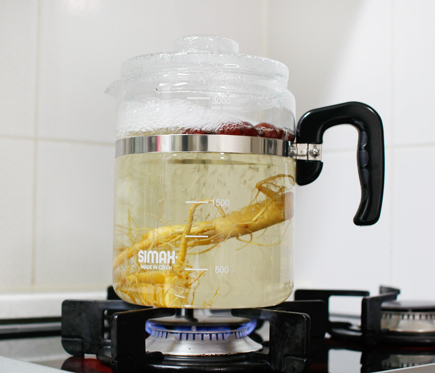 Shimax Healthy heat-resistant glass hot water pot 