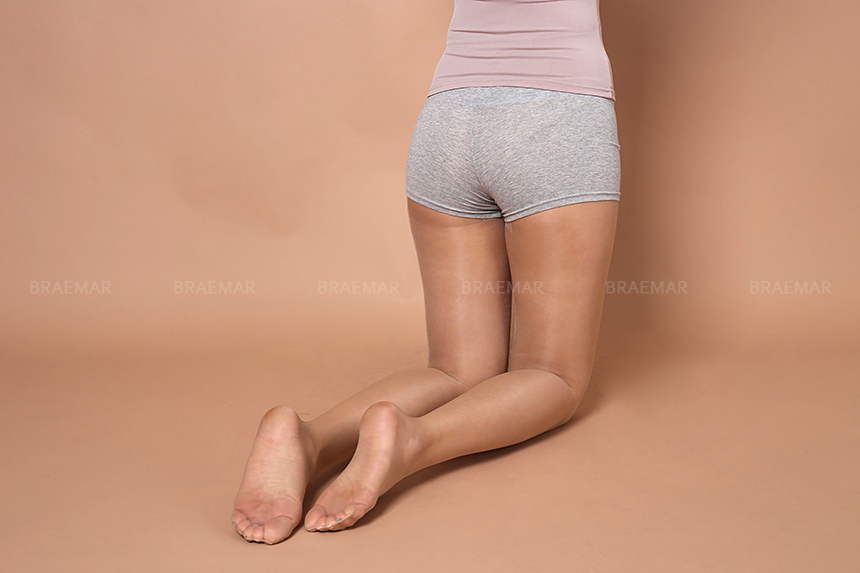 Seamless Shorts Gray 2-part span underpants HB9200