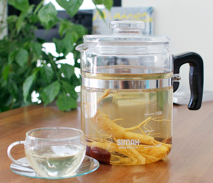 Shimax Healthy heat-resistant glass hot water pot 