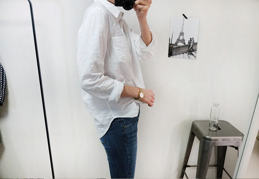 Double gauze southern shirt Women Women White Basi