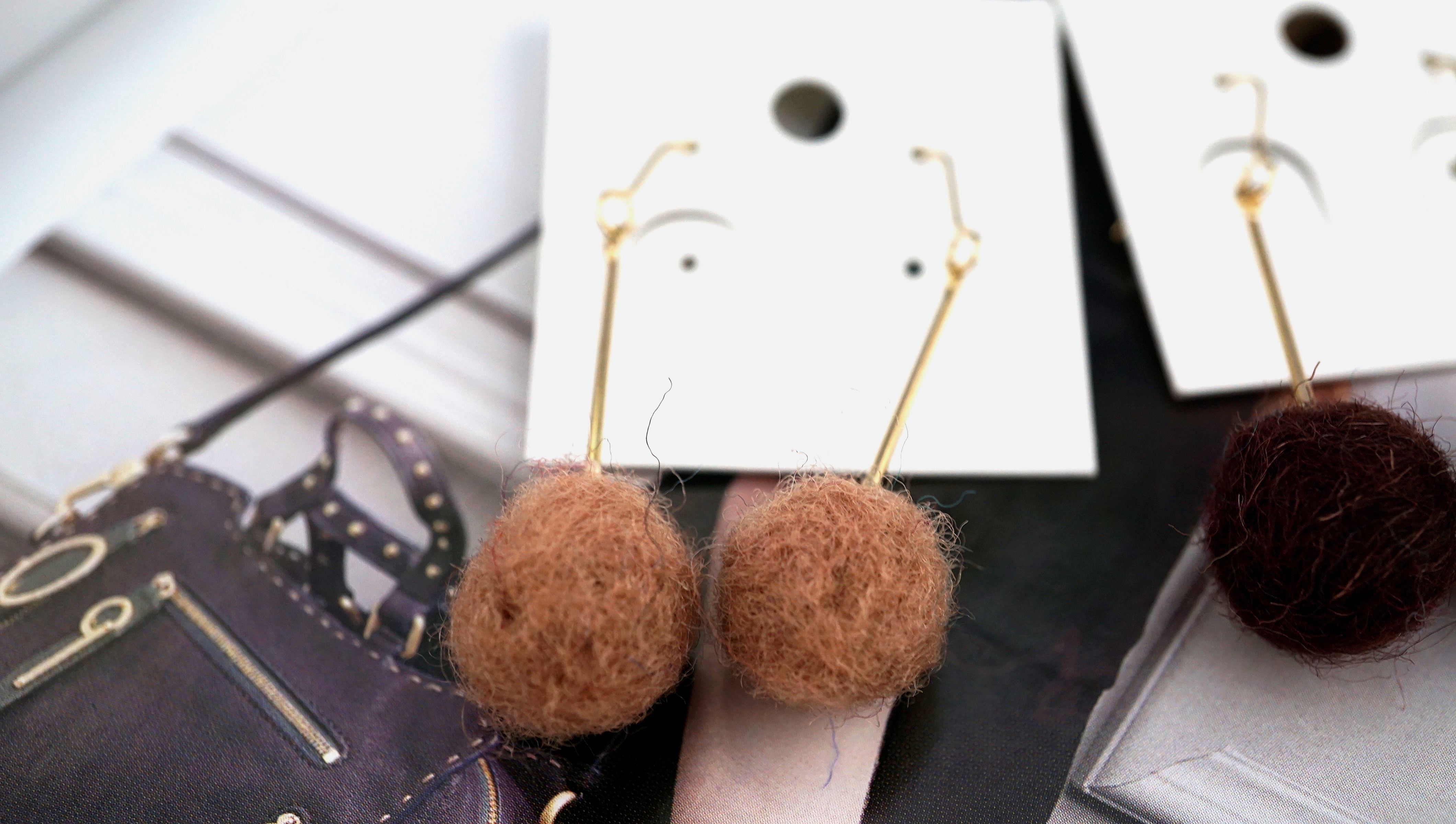 Cotton Candy Earrings Balance Cody ootd Gullshif F