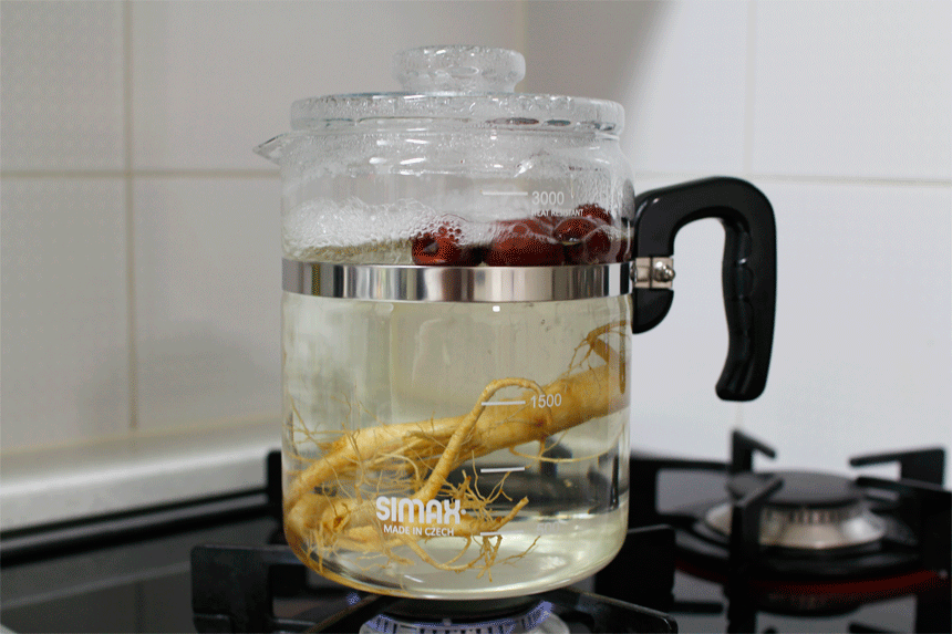 Shimax Healthy heat-resistant glass hot water pot 