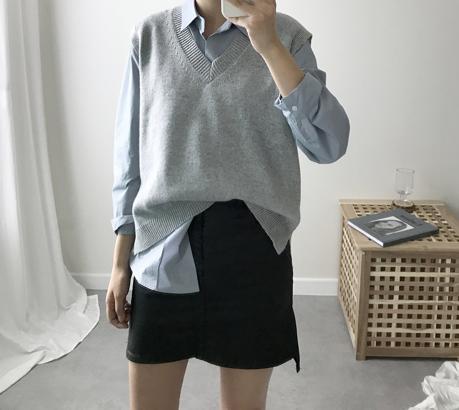 Daily plain shirt Women Autumn basic cotton Cotton