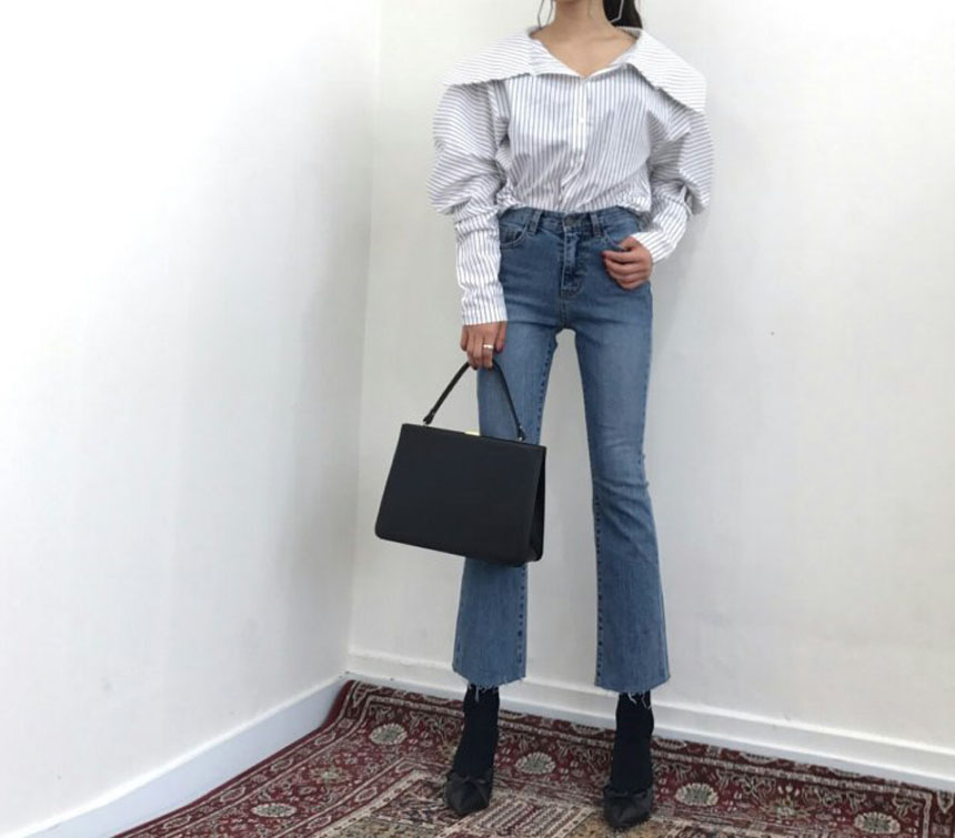 Women Jeans Pants Taini Slim Boots Cut Jeans Girls