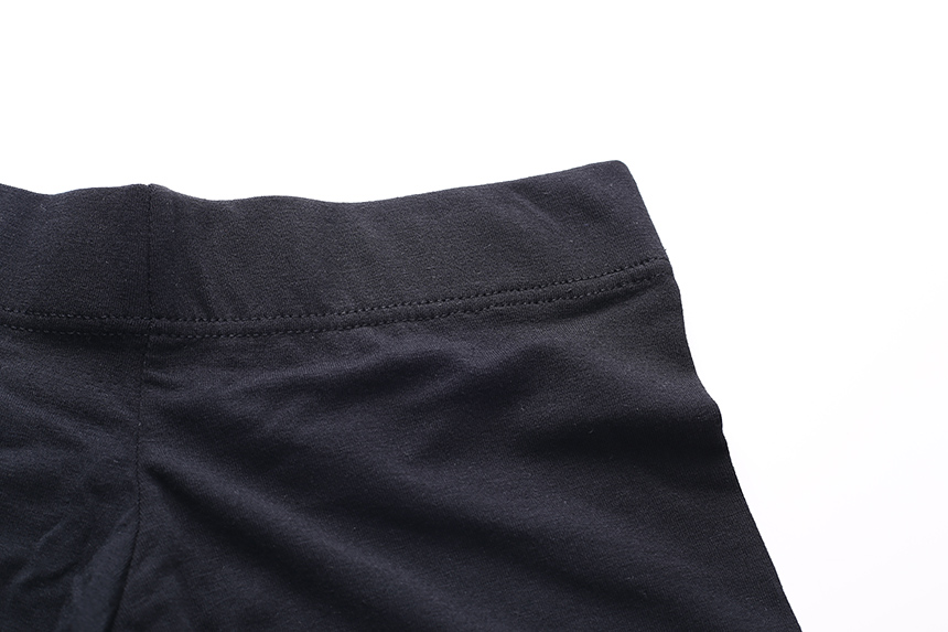 Seamless Shorts Black 2 Piece Cotton Spandex Under