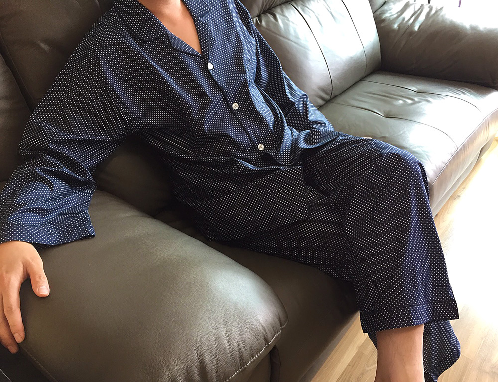 New White New Pair Couple Pajama Set Sun Men Pajam