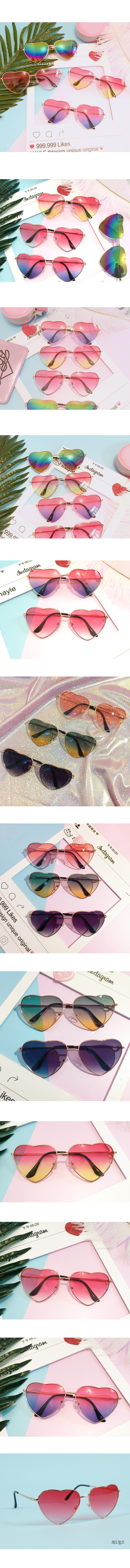 NEW FASHION SUNGLASSES Heart Sunglasses Retro Mood