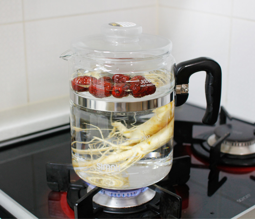 Shimax Healthy heat-resistant glass hot water pot 