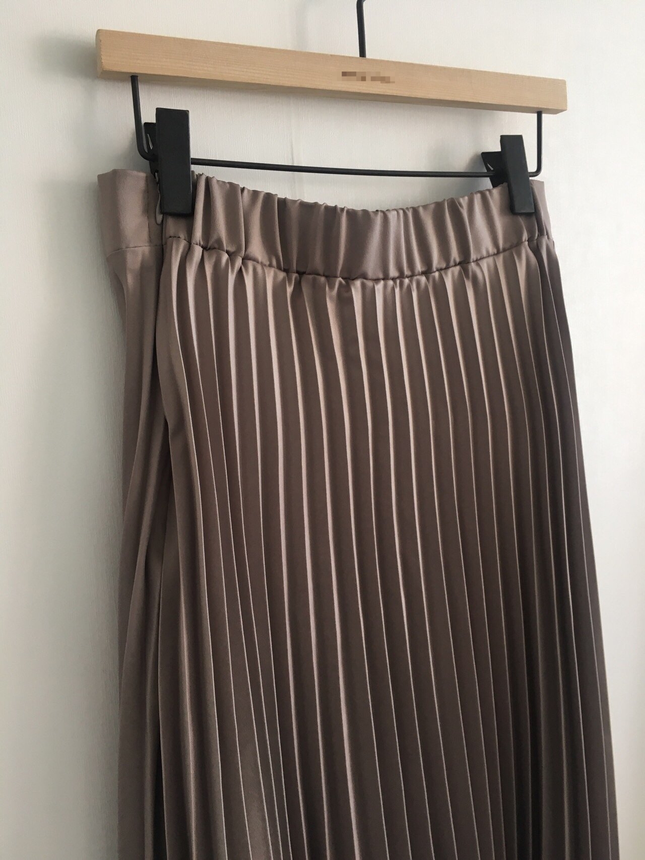 Chinchin wrinkled long skirts Autumn gathering nou