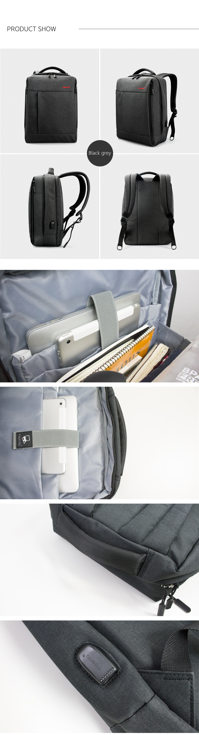 NEW BACKPACK Tiger's Backpack College Student W