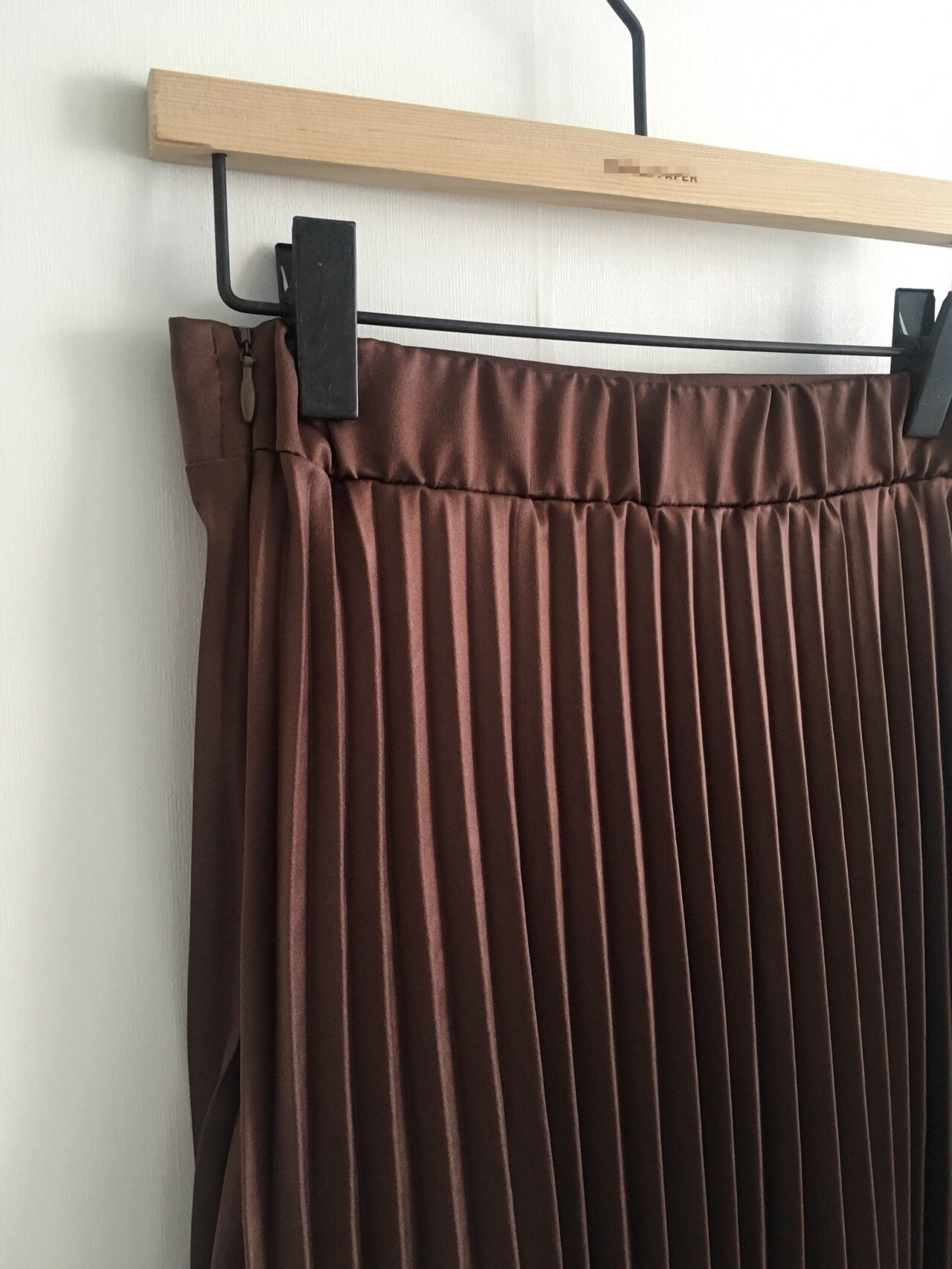 Chinchin wrinkled long skirts Autumn gathering nou