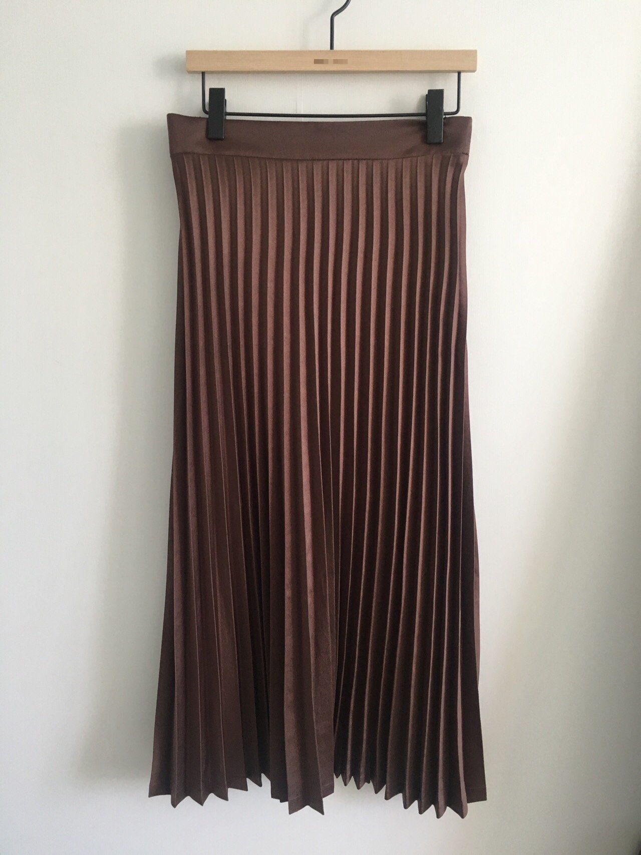 Chinchin wrinkled long skirts Autumn gathering nou