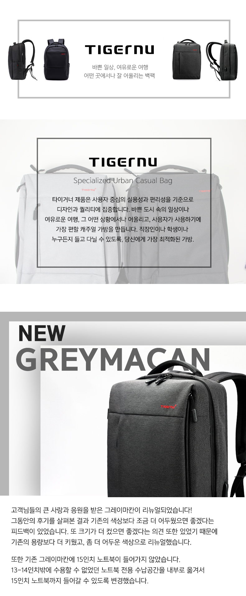 NEW BACKPACK Tiger's Backpack College Student W