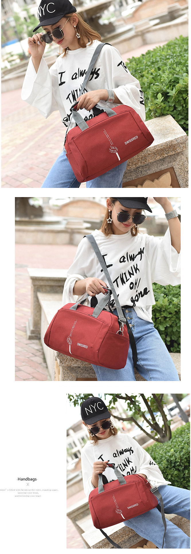 Travel Luggage Small Boston Bag Cross Travel Duffe