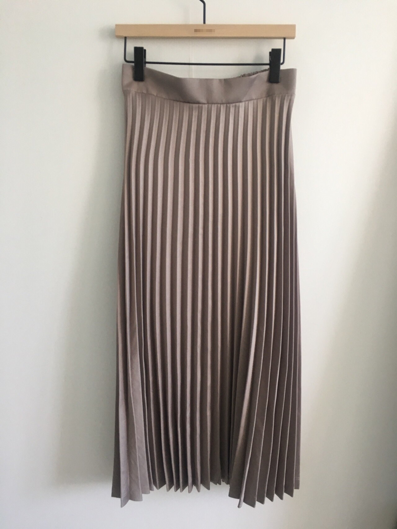 Chinchin wrinkled long skirts Autumn gathering nou