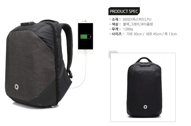 NEW BACKPACK Carrier Combination Anti-Theft Backpa