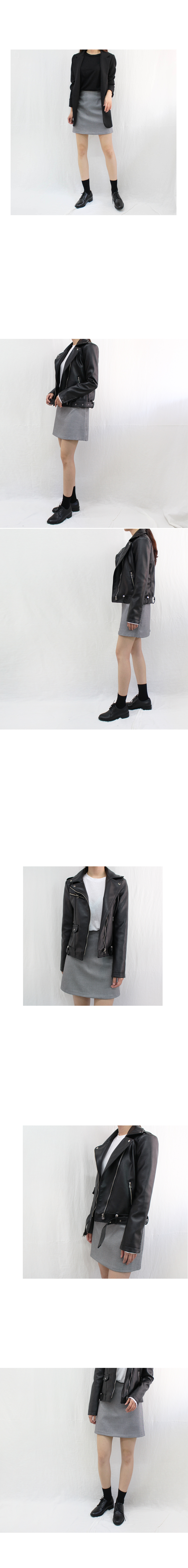 Hound Check Mini-skirt Tooth Fall Semi-formal