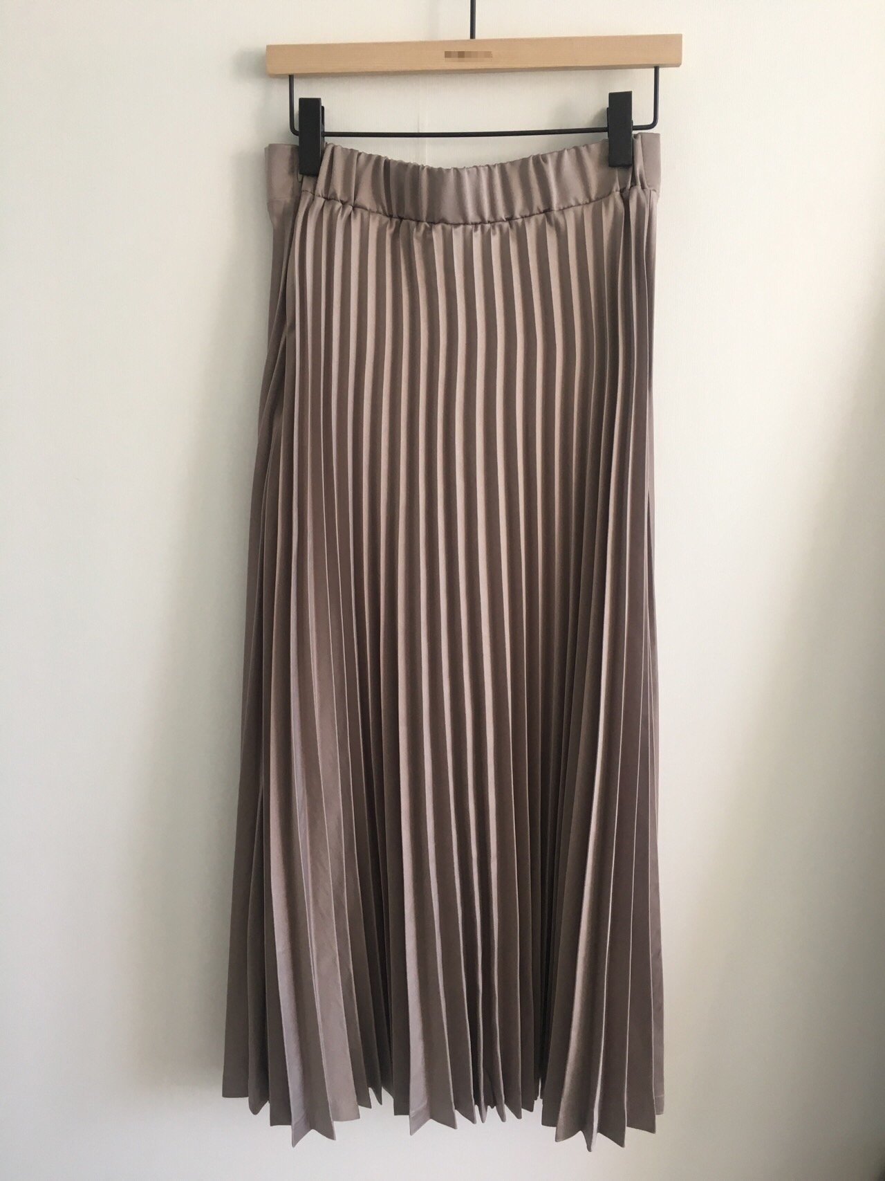 Chinchin wrinkled long skirts Autumn gathering nou