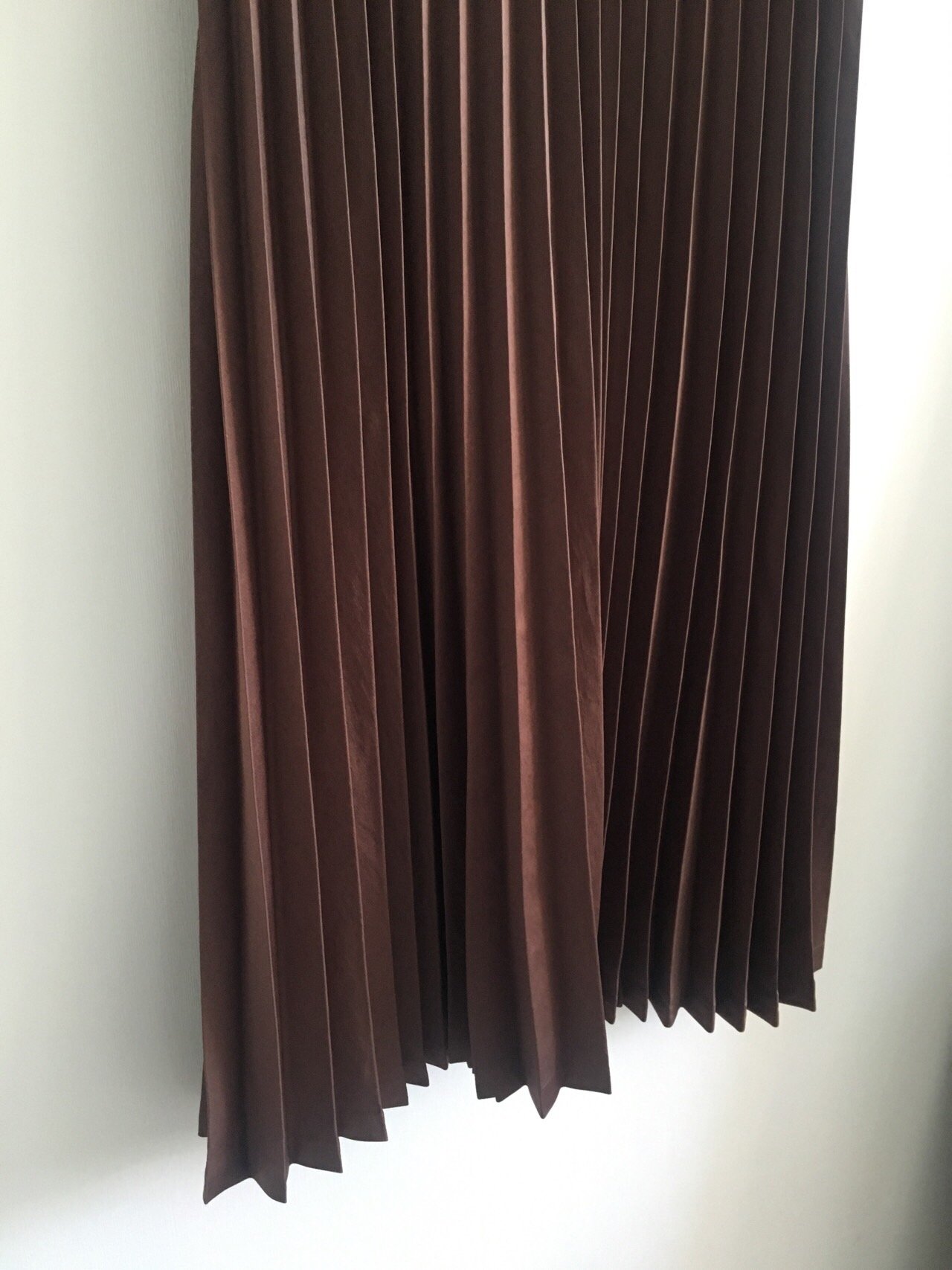 Chinchin wrinkled long skirts Autumn gathering nou