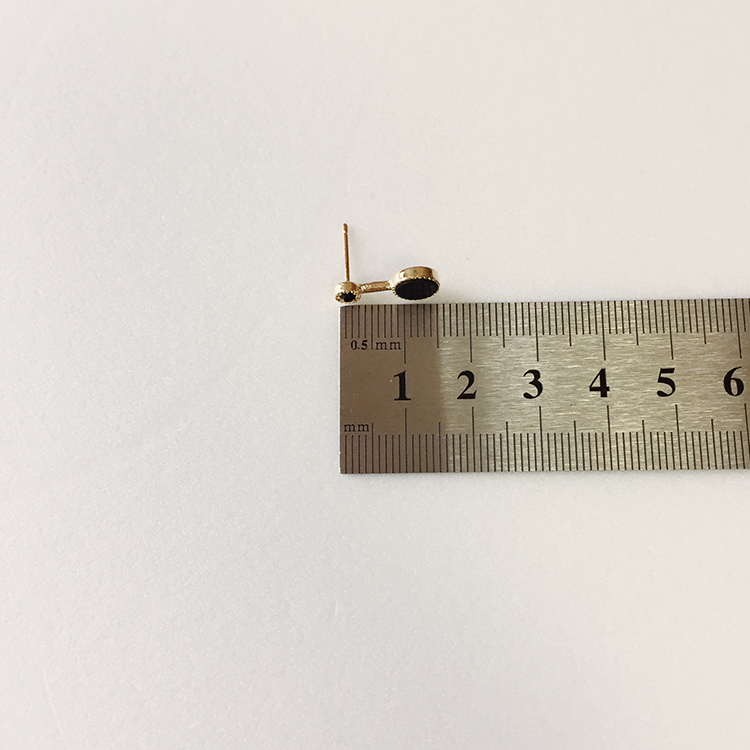 Unique Cubic Earrings Mini Earrings Titanium Antiq