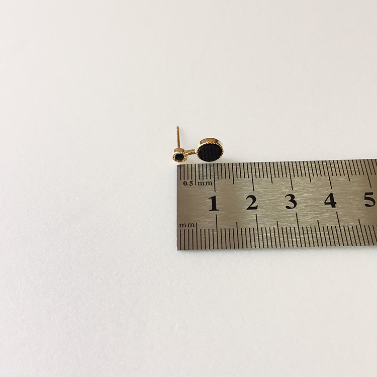 Unique Cubic Earrings Mini Earrings Titanium Antiq