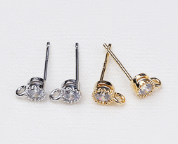 Colorful Square Cubic Drop Earrings Goddess Bold H