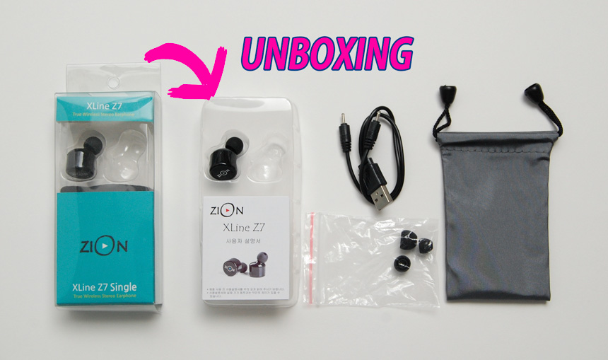 NEW BLUETOOTH EARPHONE ZION X-Line Z7 Fully Wirele