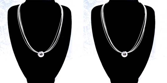 luxury shrine ball necklace. Cody Butina with Deep