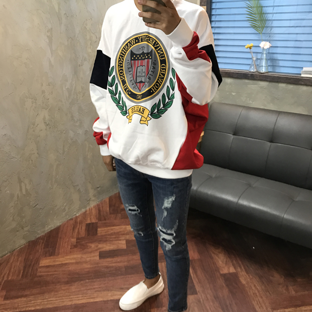 Korea Jeans Pants Biker Zipper Damage Jeans Man Je