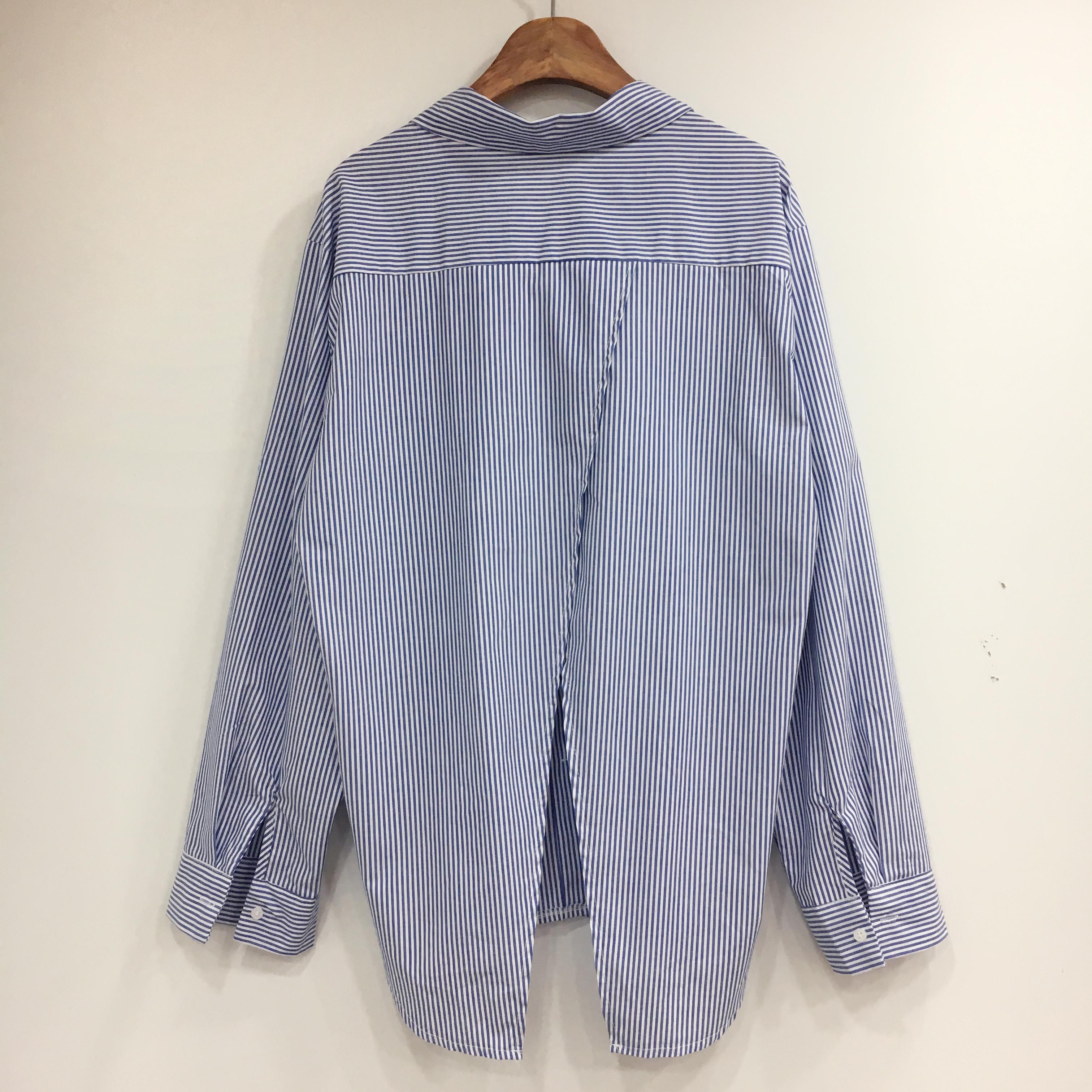 Tailored shirt 2col southern point stripe woman la