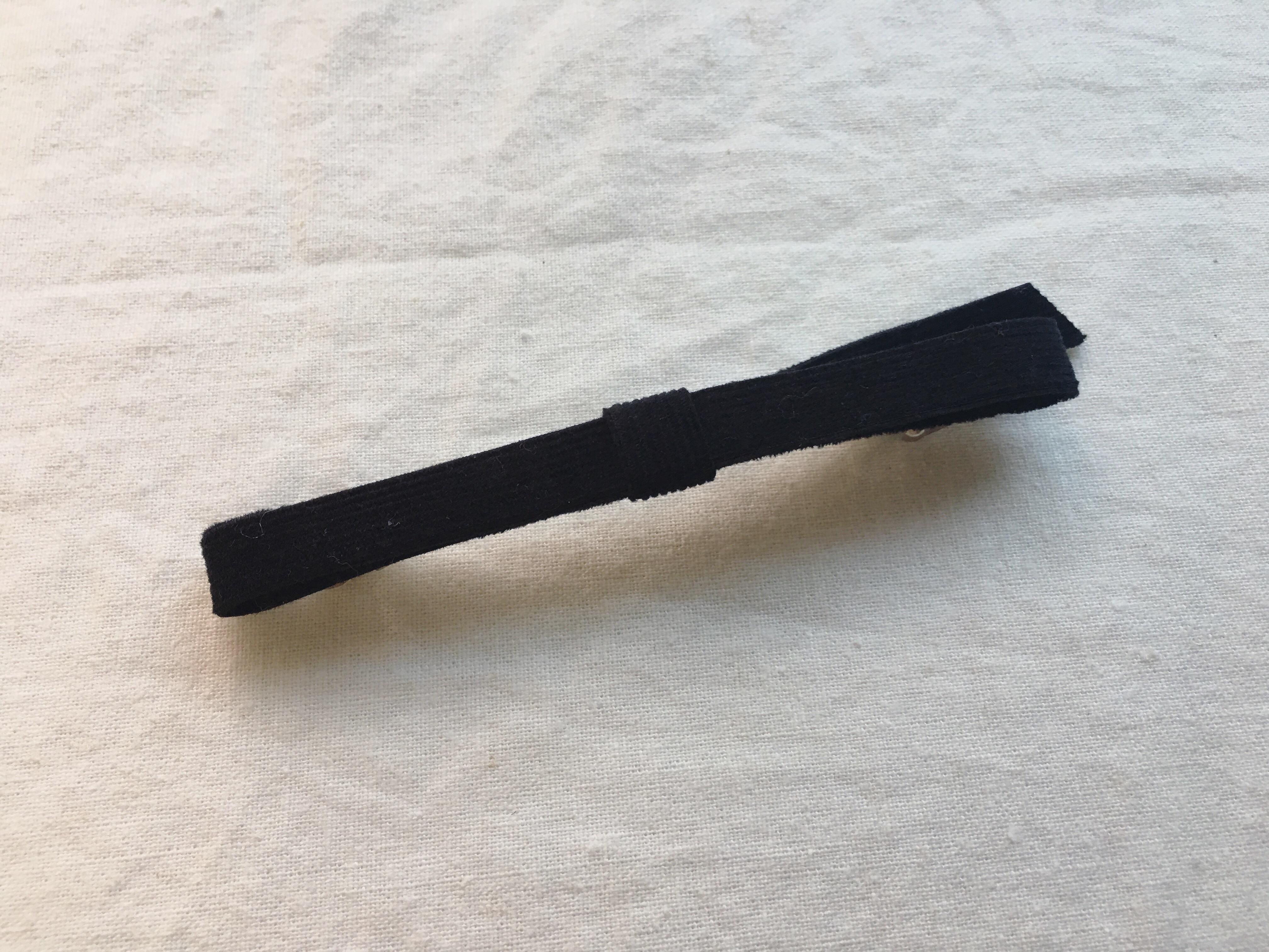 Hair Accessories Corduroy Slim Ribbon Pin Handmade